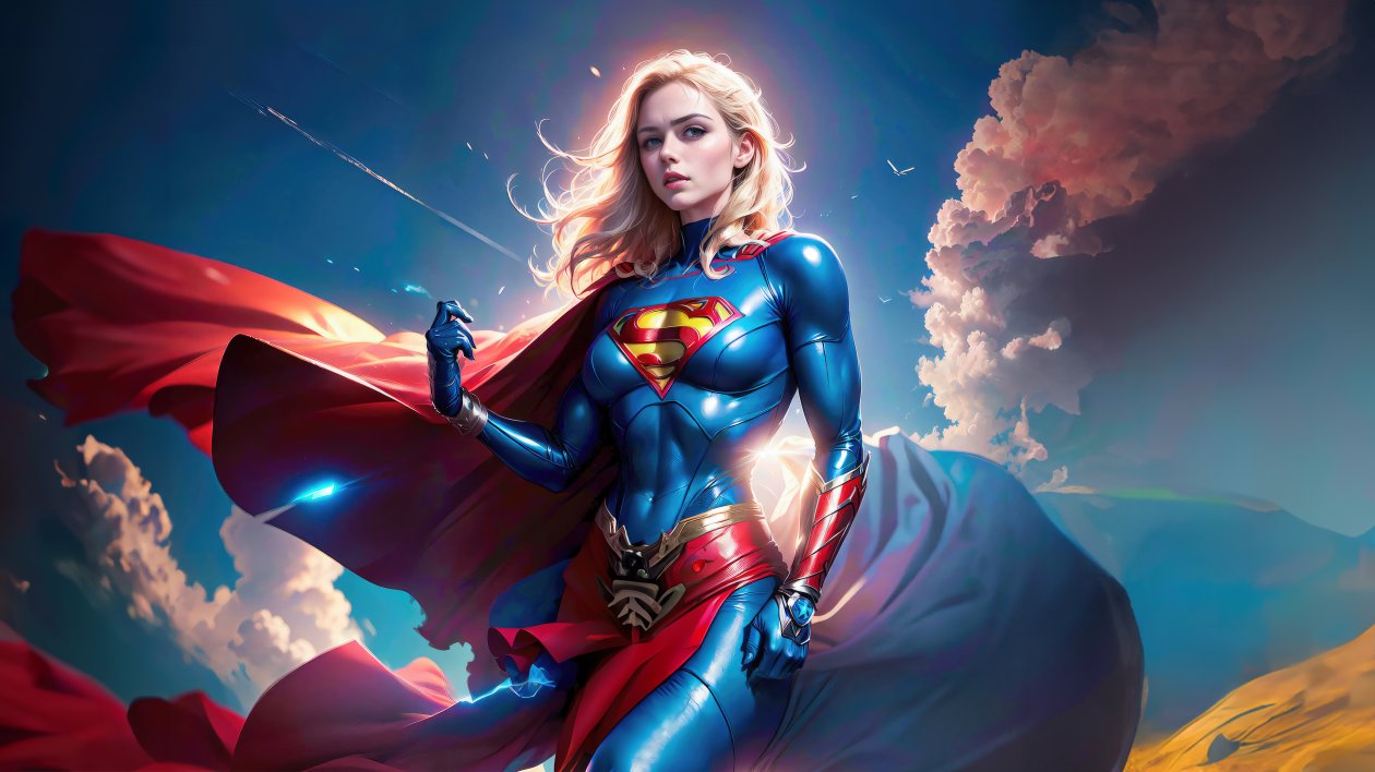 Supergirl Goddess Of Sky