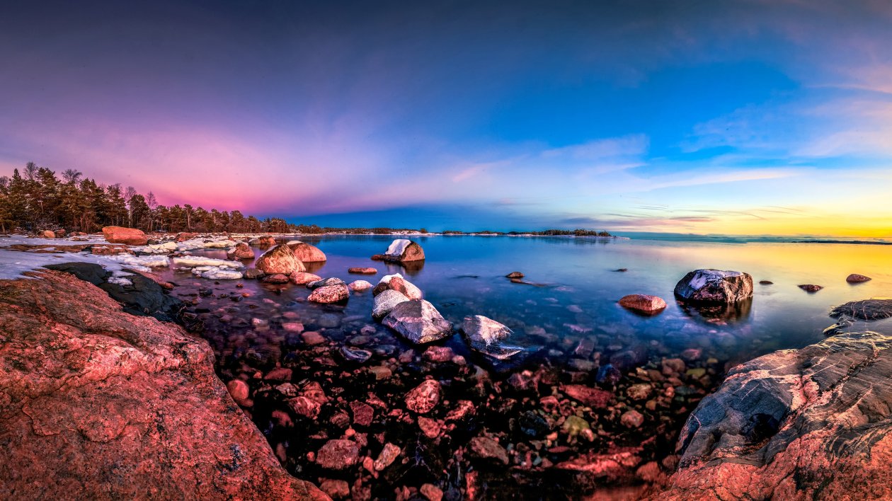 Vibrant Nature Ocean 4k