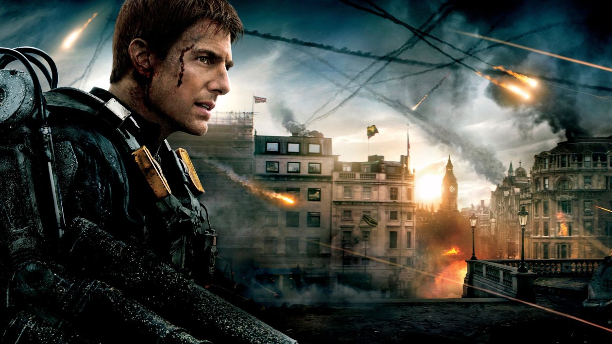 Tom Cruise In Edge Of Tomorrow Movie