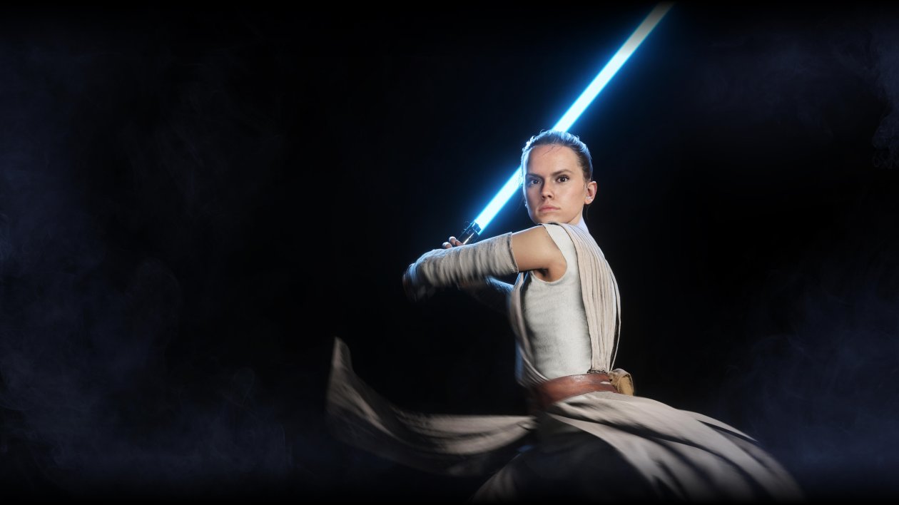 Rey Star Wars Battlefront 2 5k