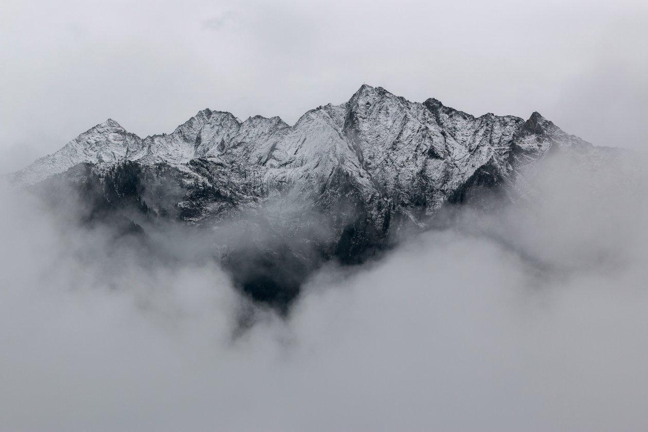 Mountains Covered In Snow