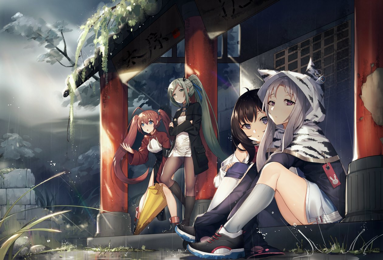 Bored Anime Girls 4k