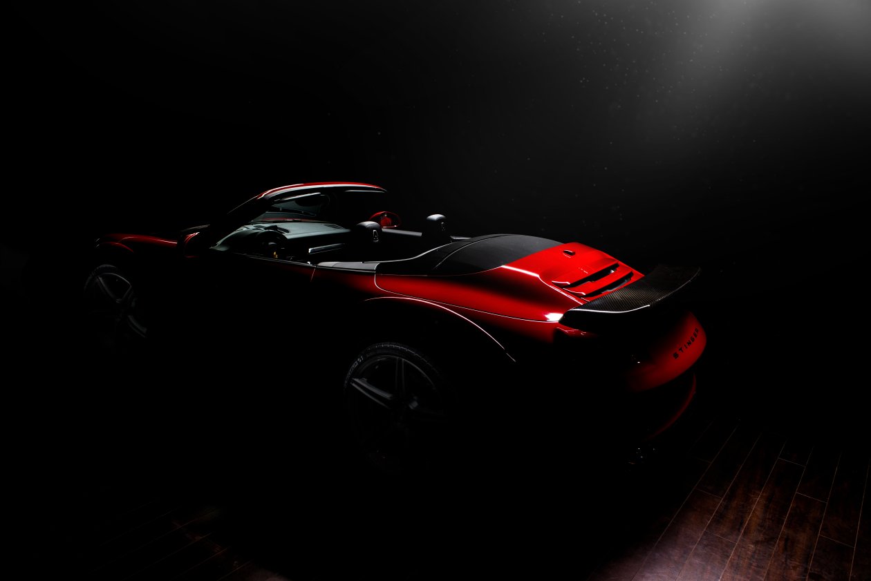 Porsche Dark Background 5k