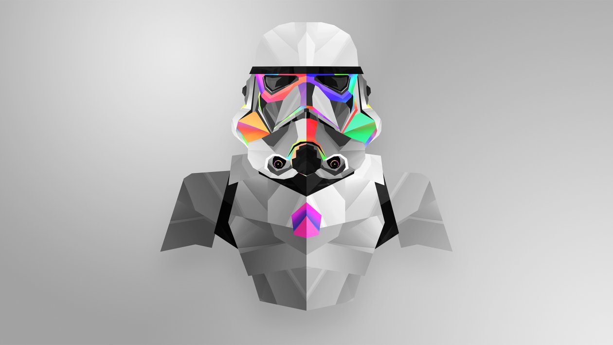 Stormtrooper Abstract Art