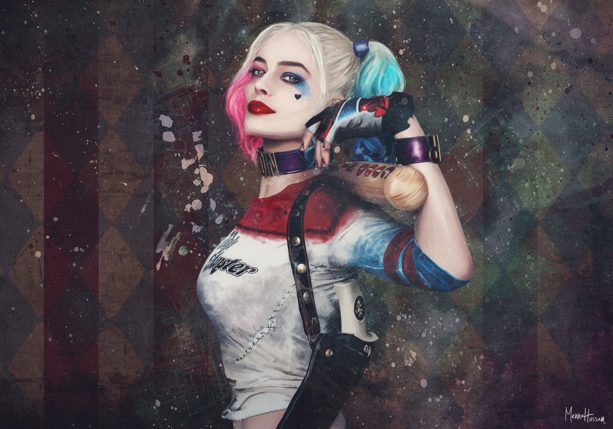Paint Art Harley Quinn