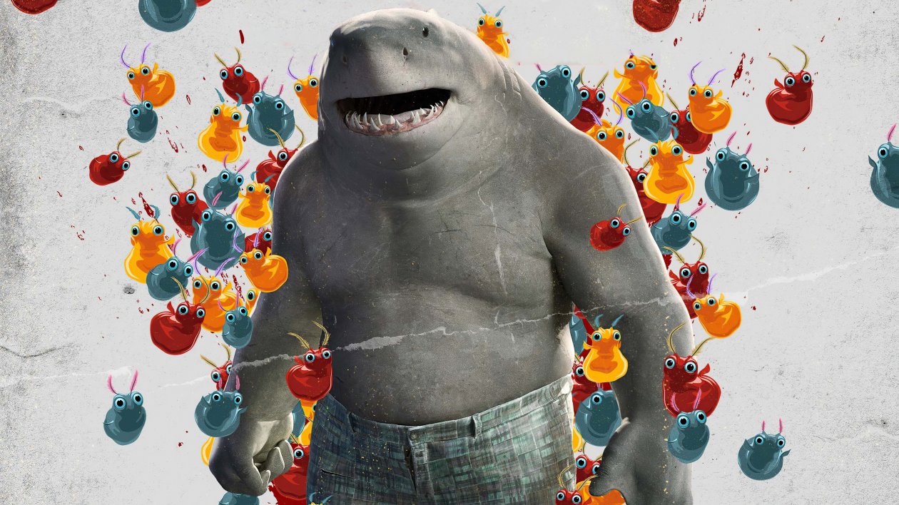 King Shark The Suicide Squad 8k