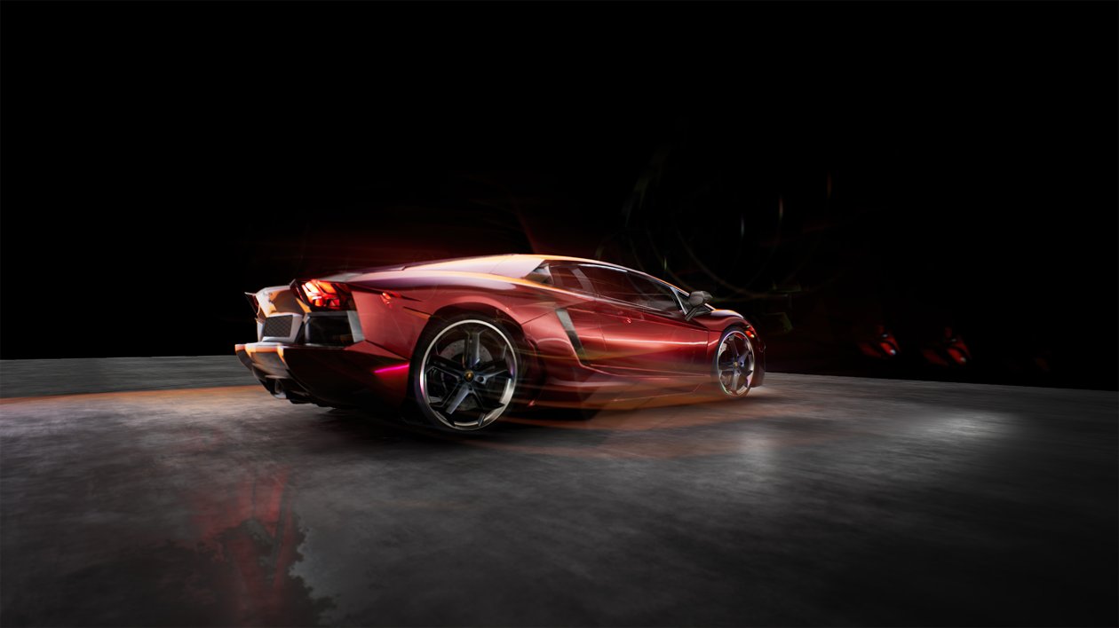 Lamborghini Aventador LP700 4 Rear Side 4k