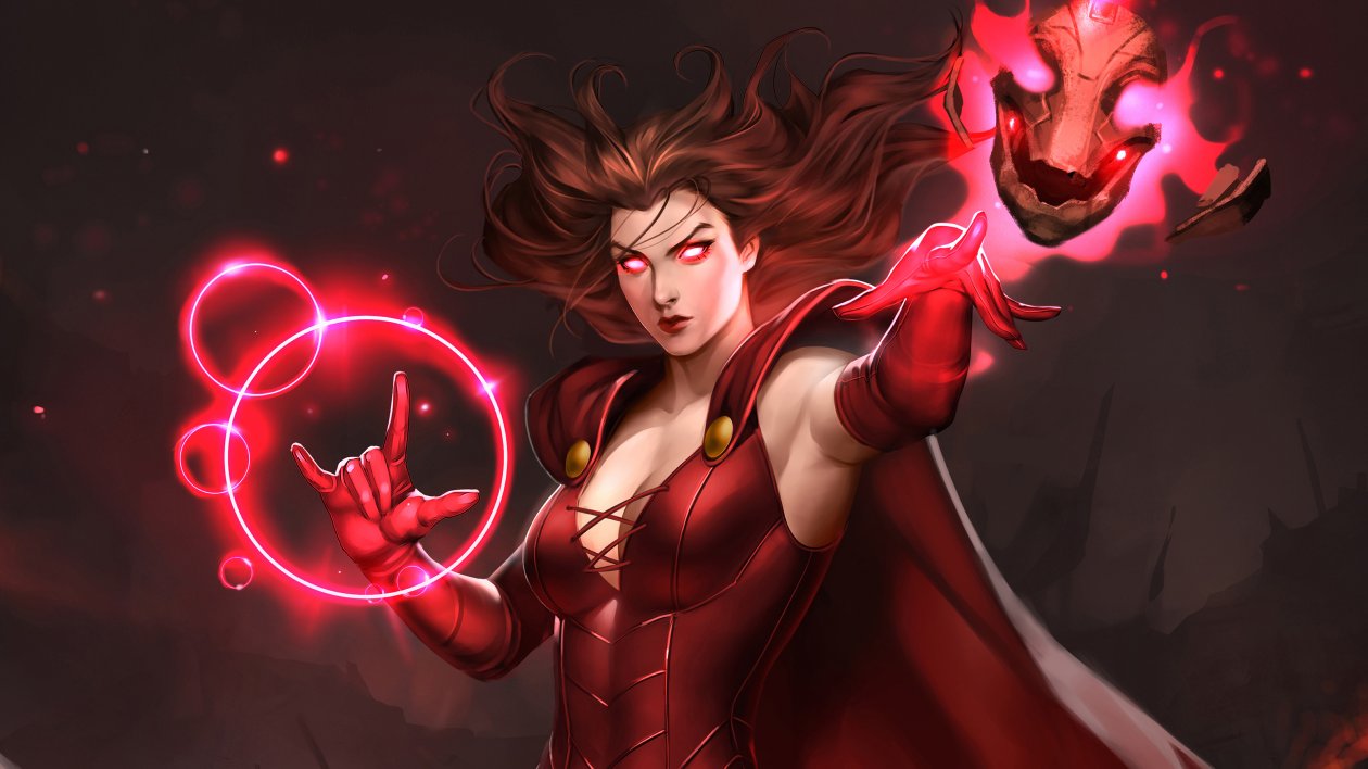 Scarlet Witch 4K Art