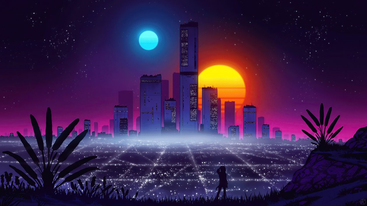 Synth Sun Twins 5k