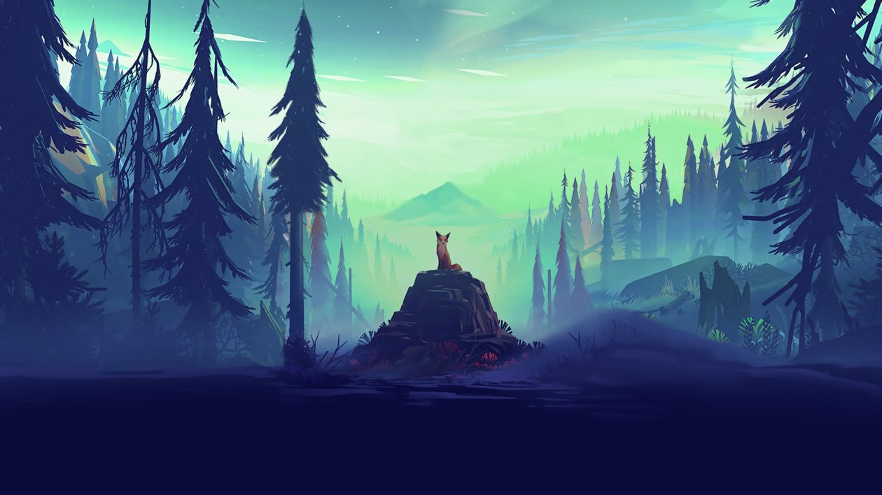 Fantasy Fox Landscape Tree