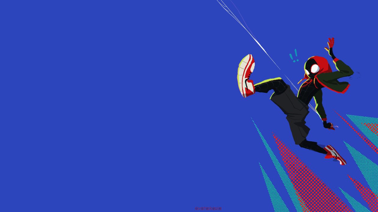 SpiderMan Into The Spider Verse Movie 4k 2018 Art