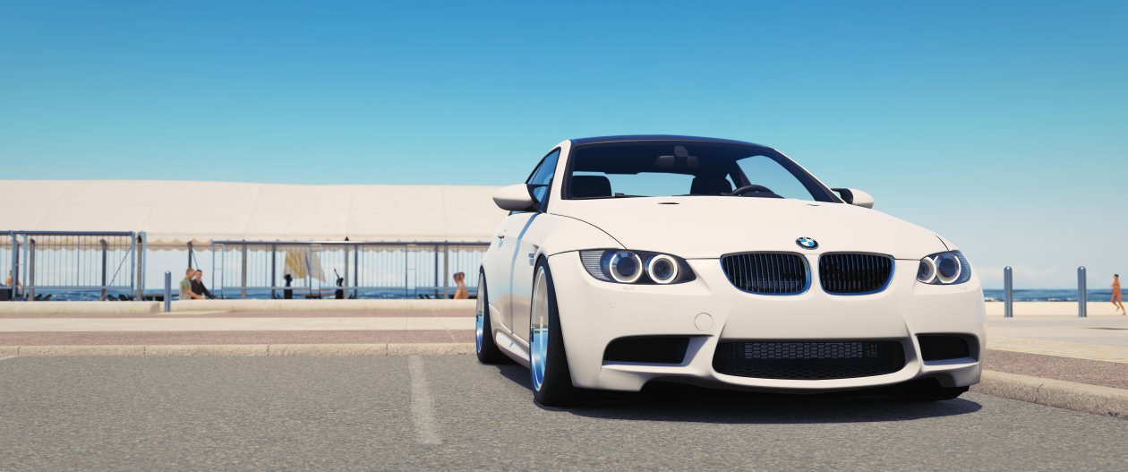 White BMW 8k