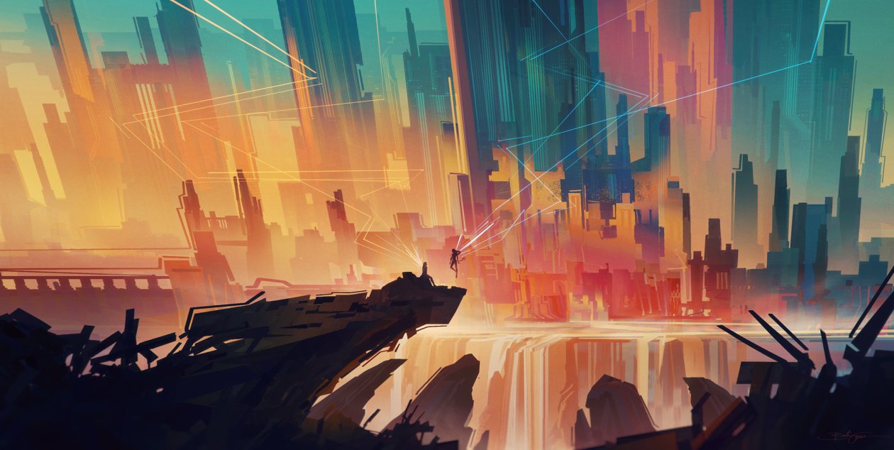 Fairy Tale Digital Art Fantasy Illustration Colorful