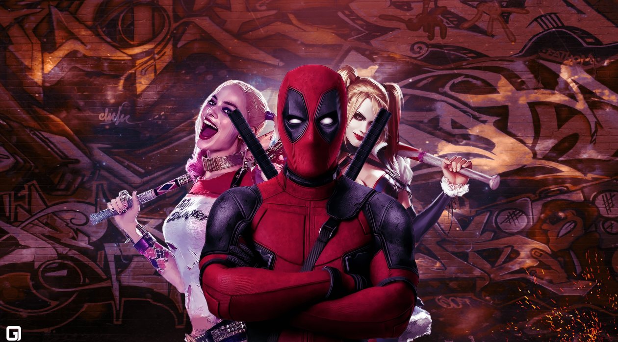 Deadpool And Harley Quinn