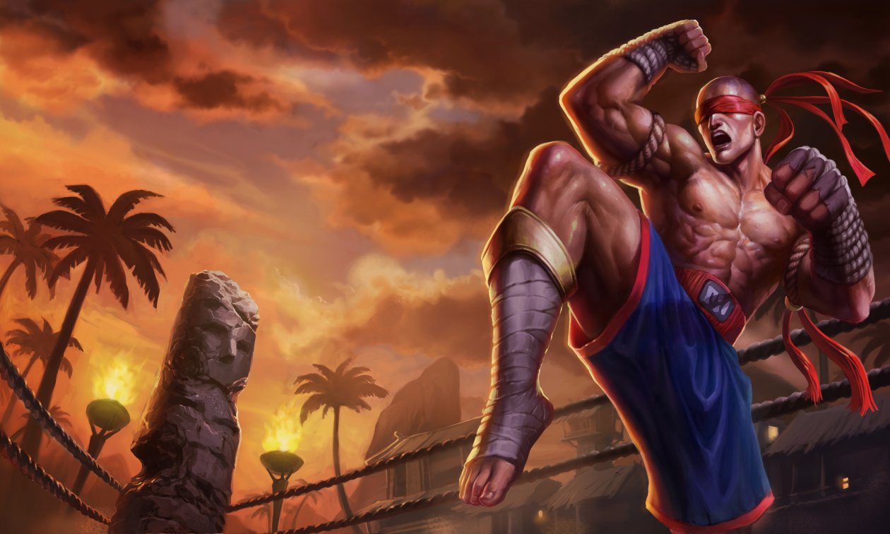 Muay Thai Lee Sin Splash Art 5k