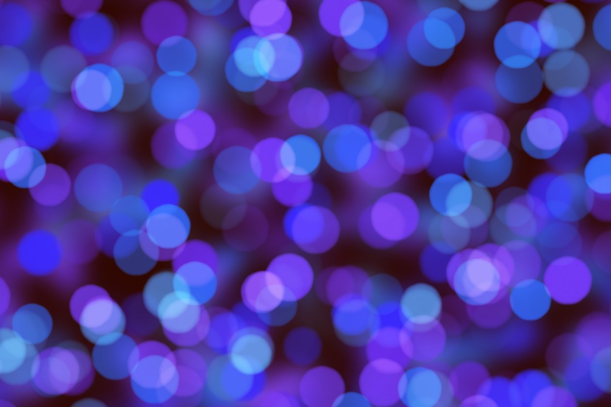 Bokeh Effect Blue