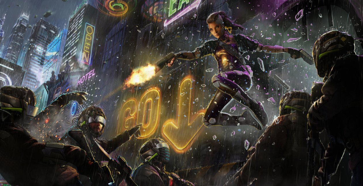 Scifi Cyberpunk Woman Warrior 5k