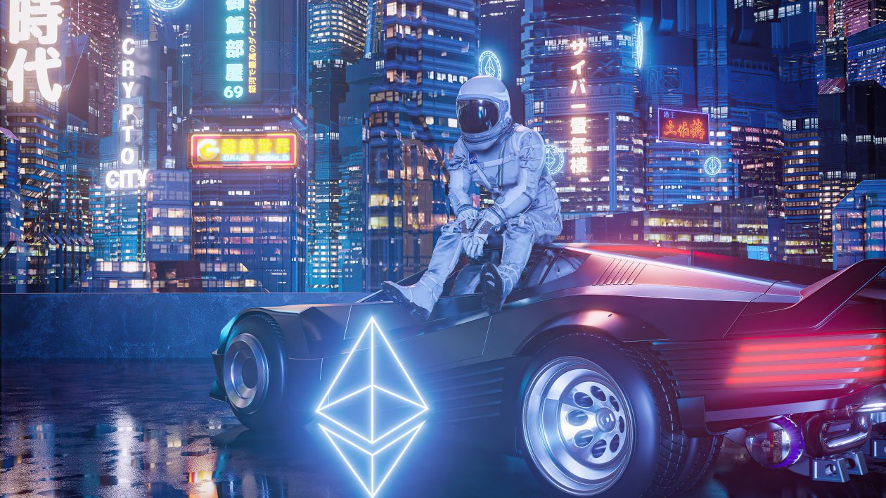 Astronaut In Crypto City 5k