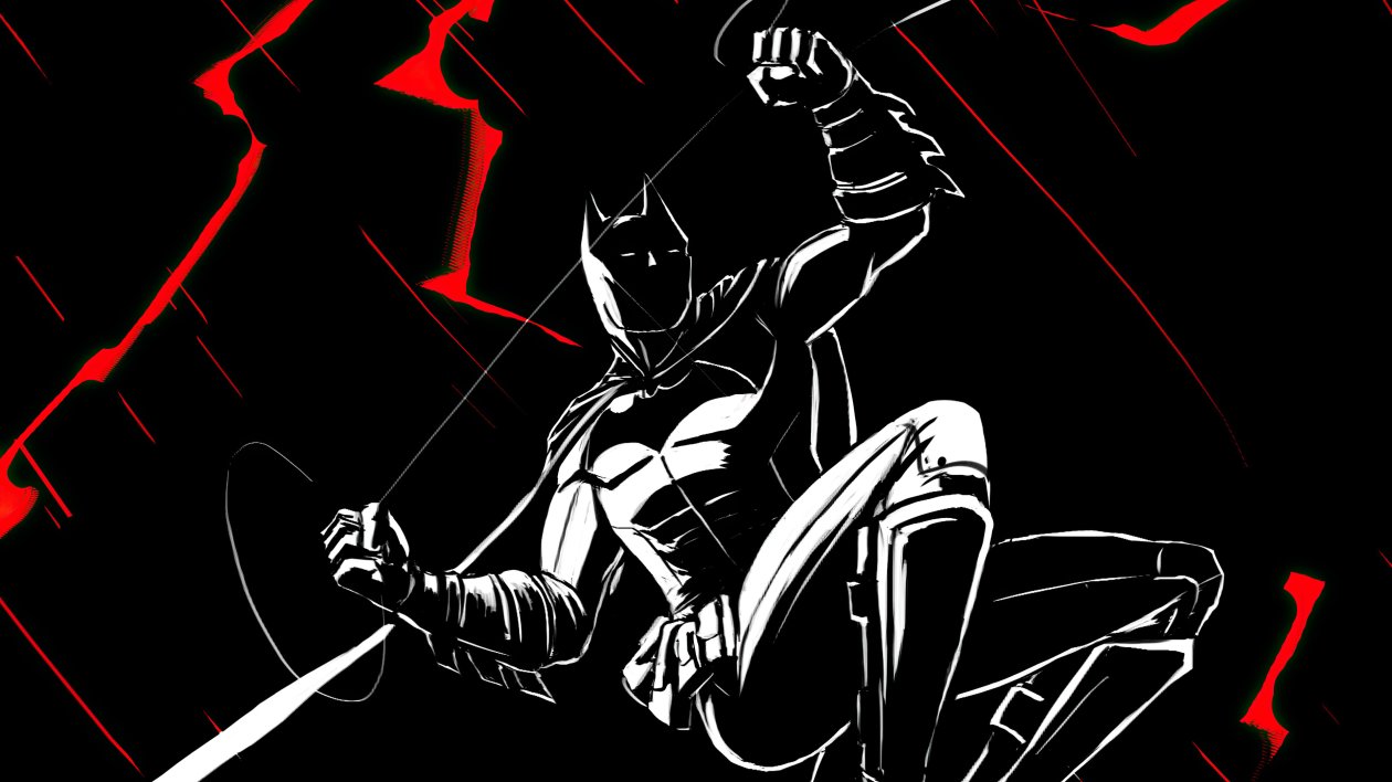 Batman Ink Art 4k