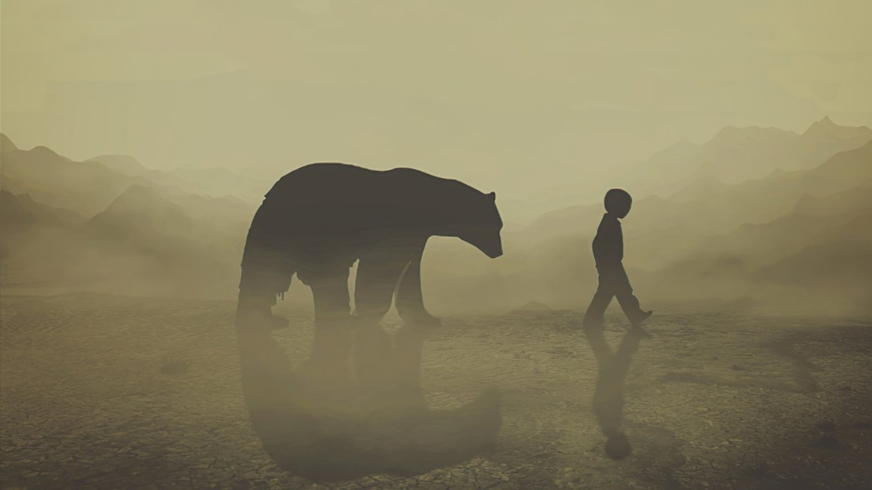 The Bear And The Kid 4k