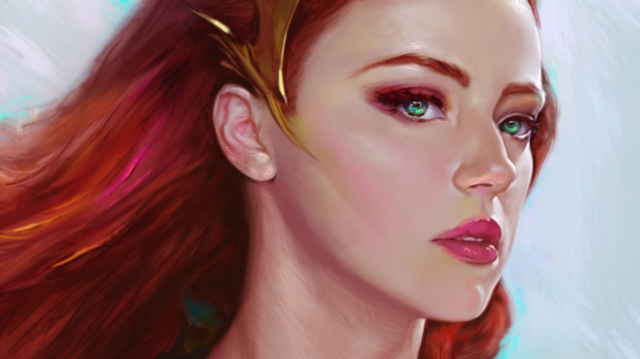 Mera Amber Heard Art