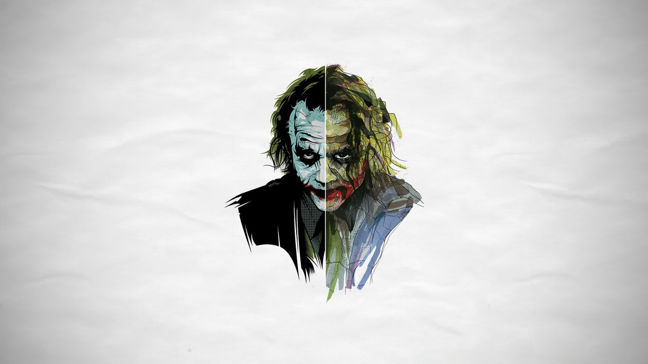 Joker Heath Ledger Artwork 4k