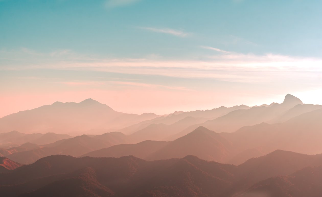 Early Morning Mountains Scenery