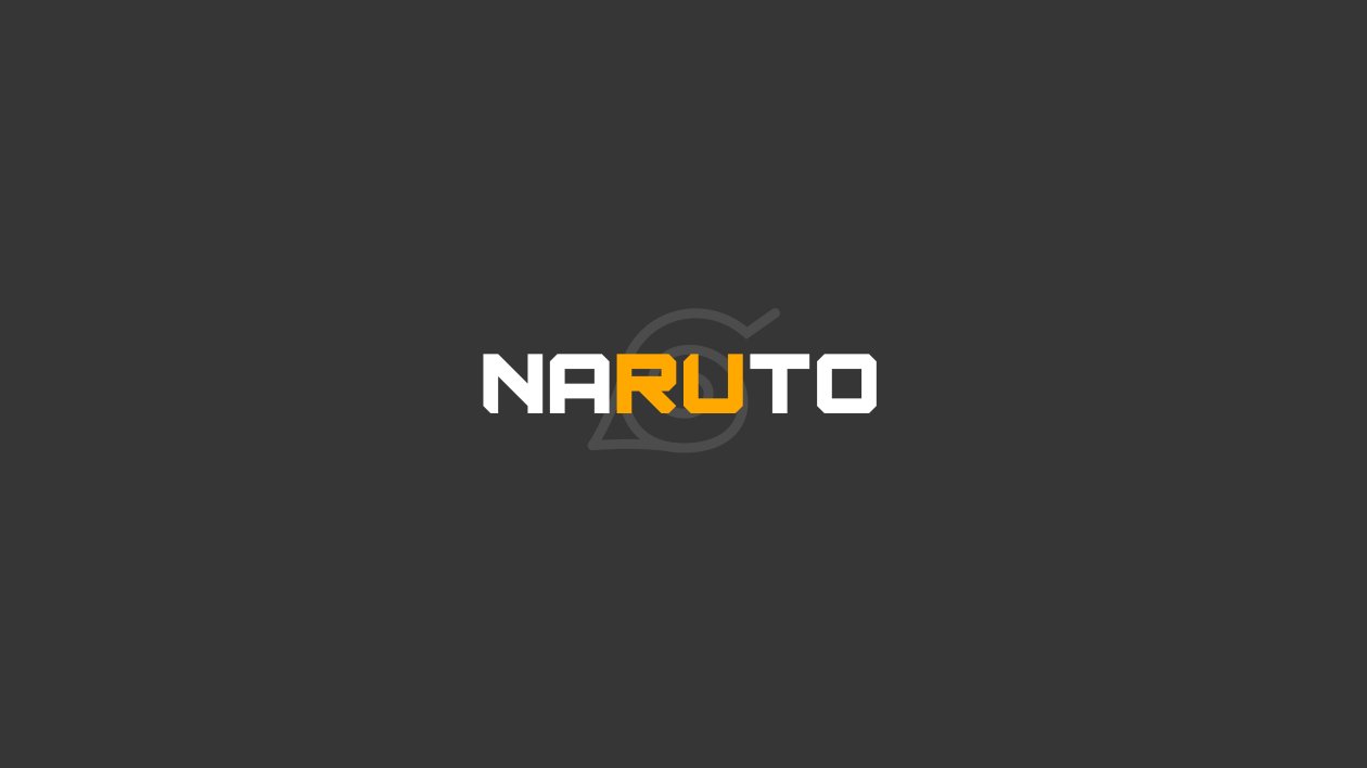 Naruto Hidden Village Logo Minimal 5k