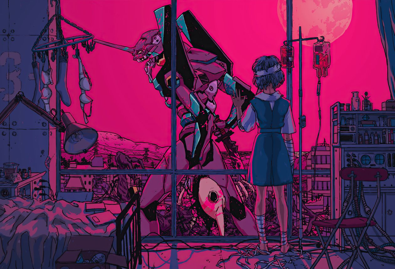 Neon Genesis Evangelion Bye My Friend 4k