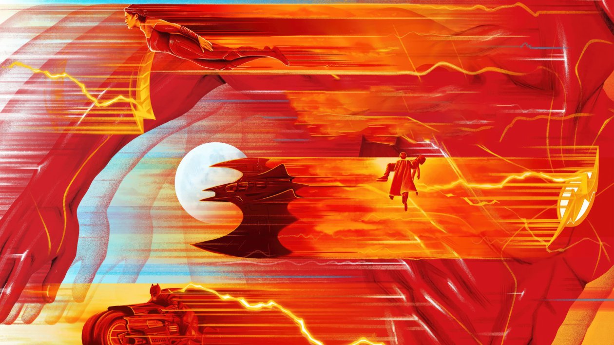 2023 The Flash Movie Poster Artwork