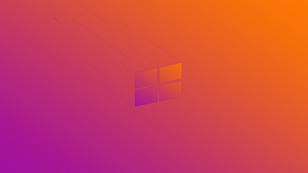 Windows 10 X Minimal Logo 5k