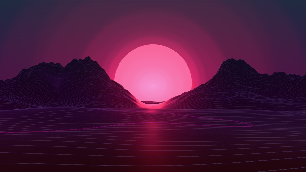 Neon Sunset 4k