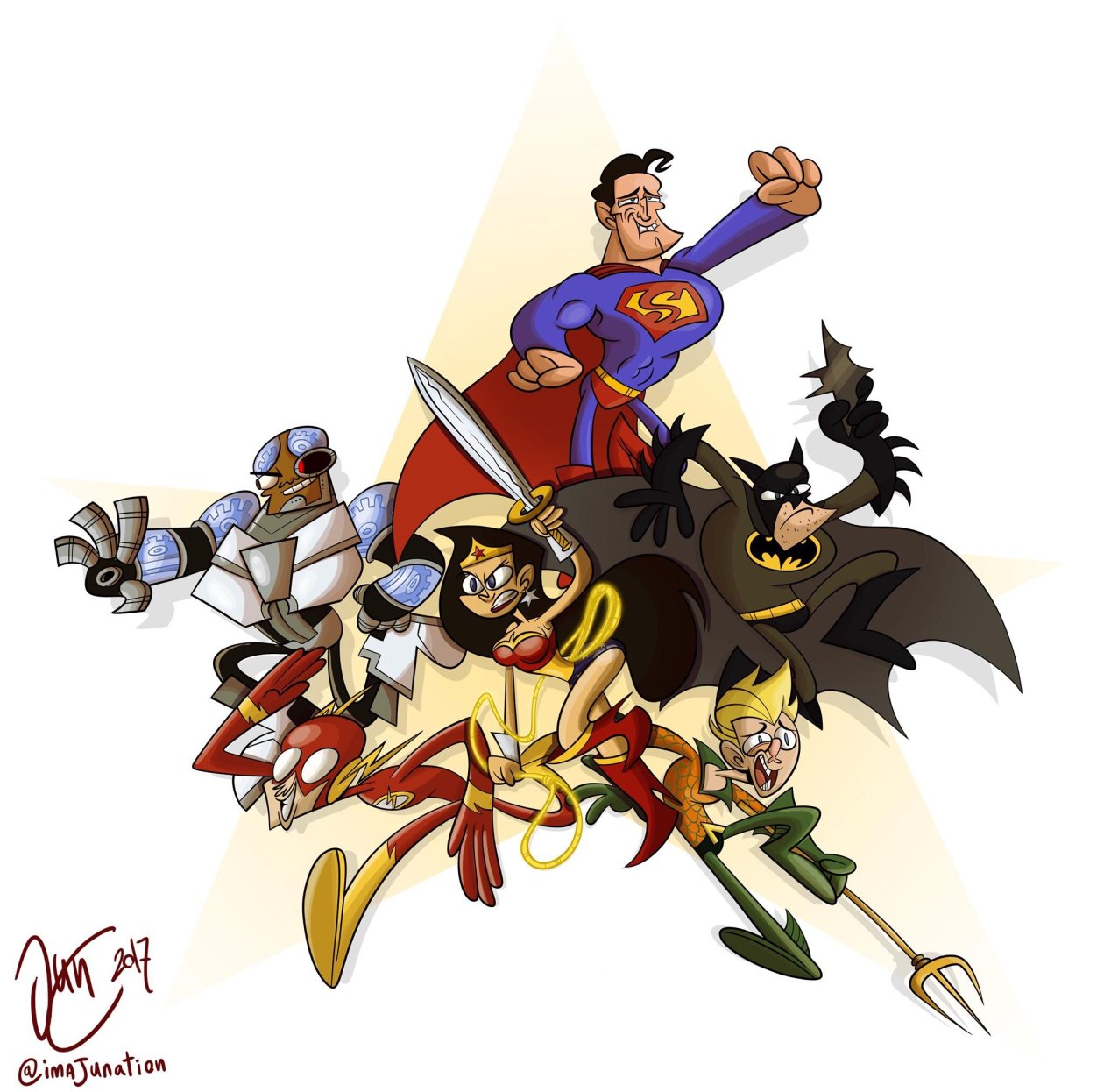 Justice League Dc Comic Artwork