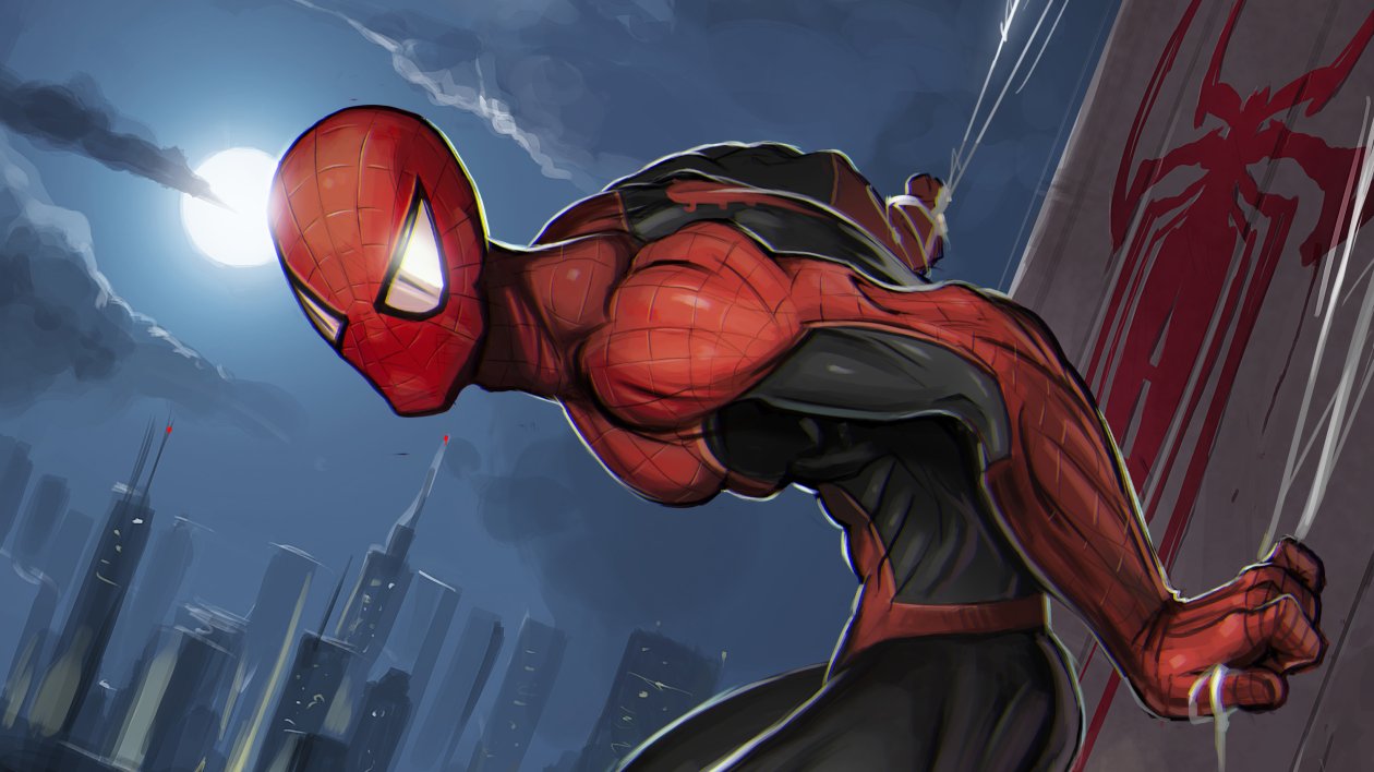 Spiderman Superhero Art