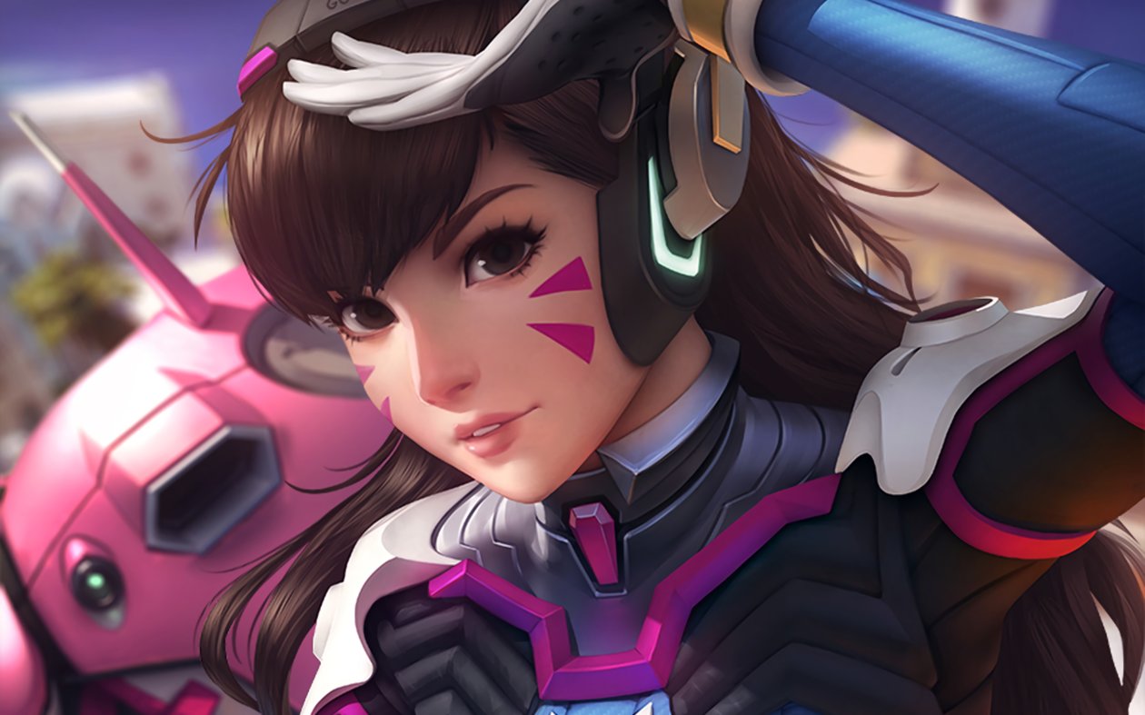 DVA Overwatch Artwork