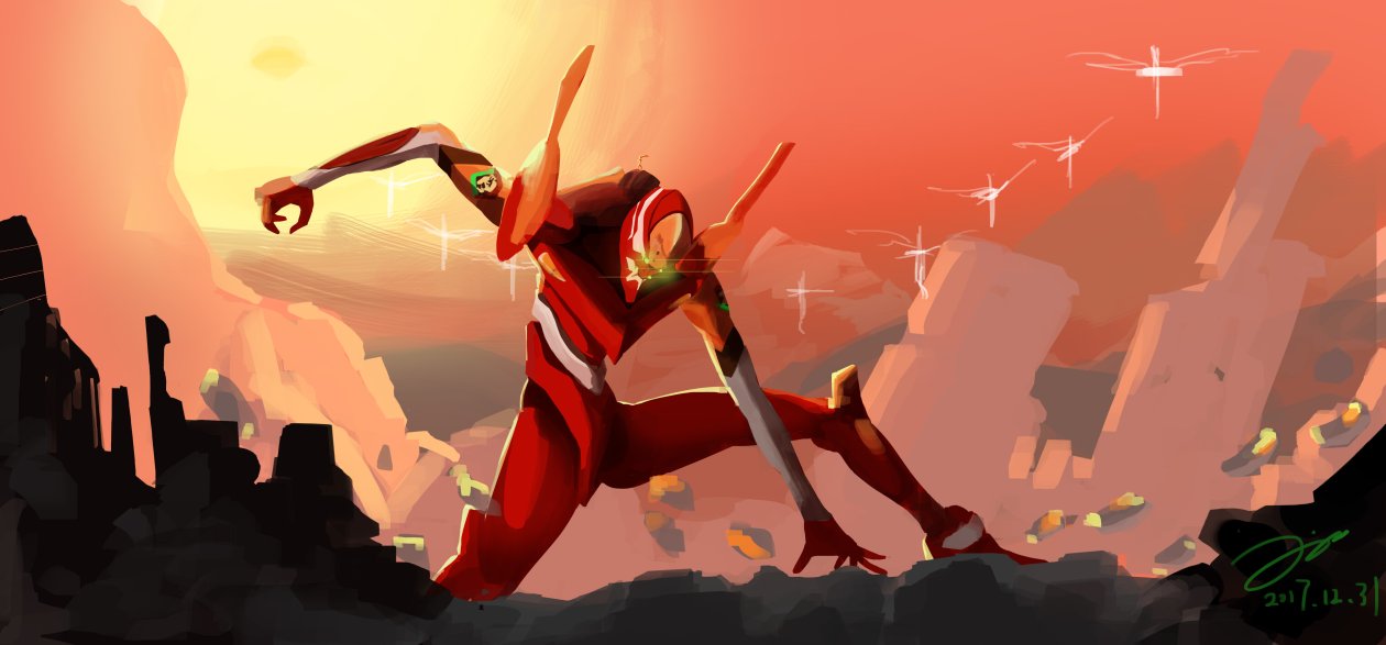 Eva Unit 02 Anime 5k