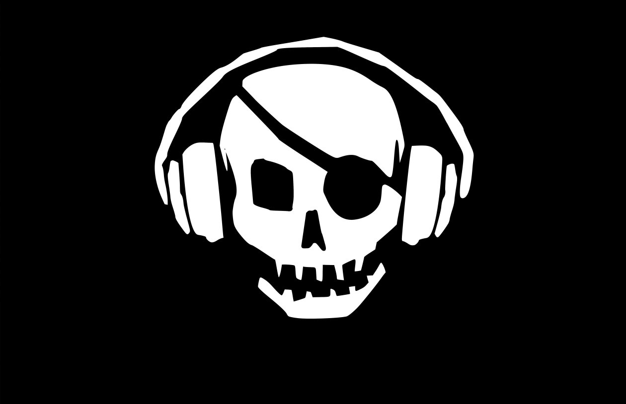 Pirate Skull Headphones