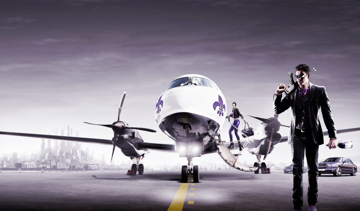 Saints Row The Third Game Private Jet