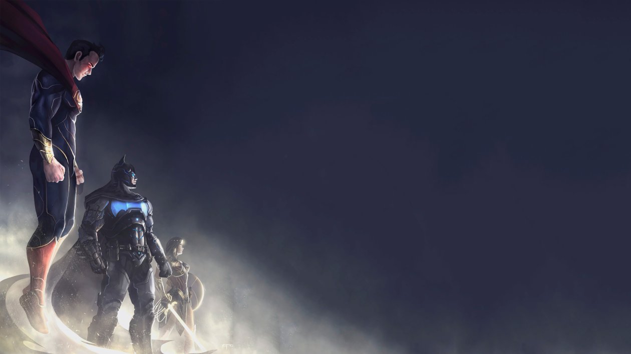 Batman Superman Wonder Woman Artwork 4k