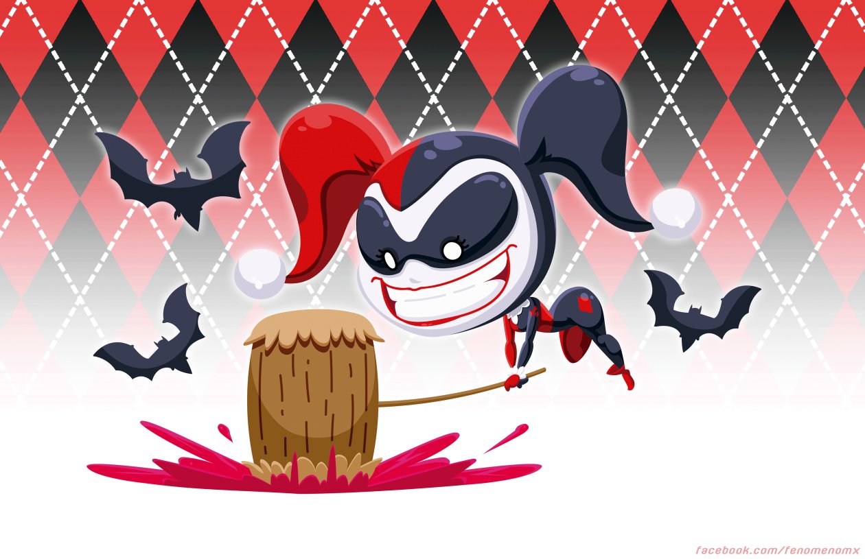 Harley Quinn Killing Bats