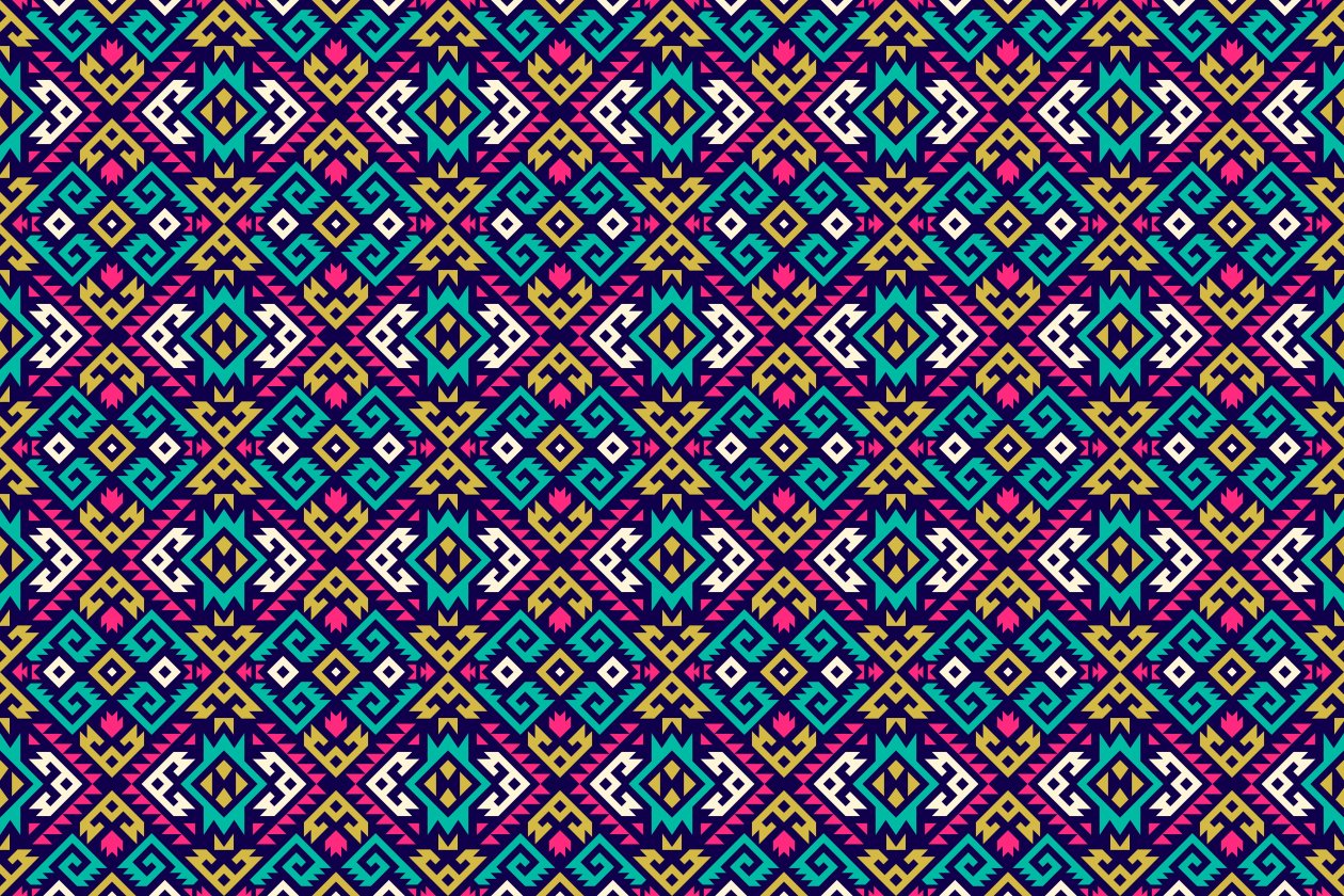 Colorful Tribal Abstract 5k