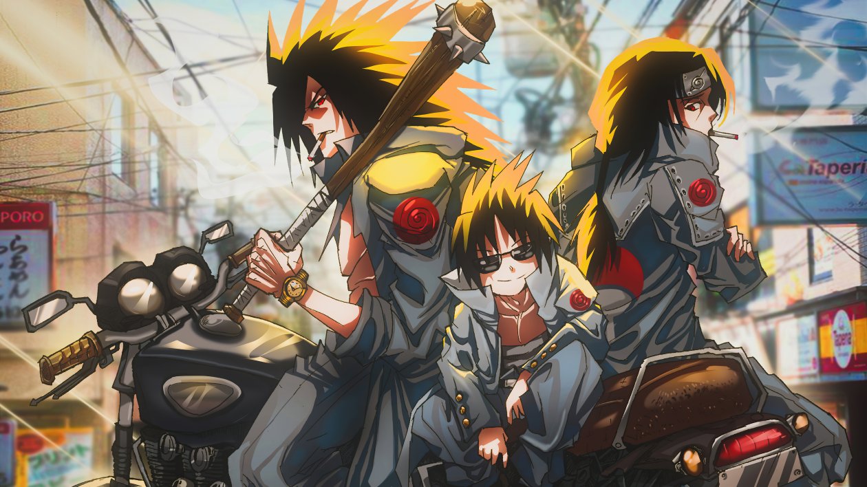 Fond d'écran The Uchiha Gang