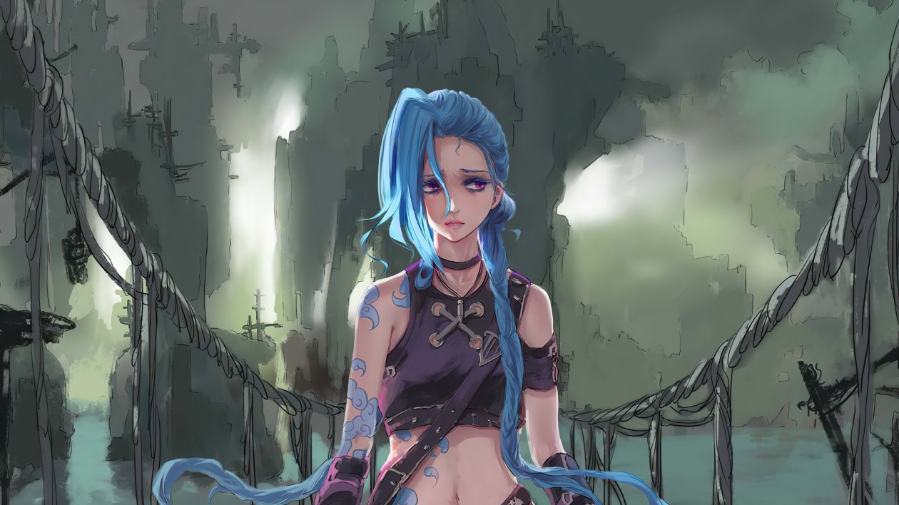 Jinx Arcane Sad 4k