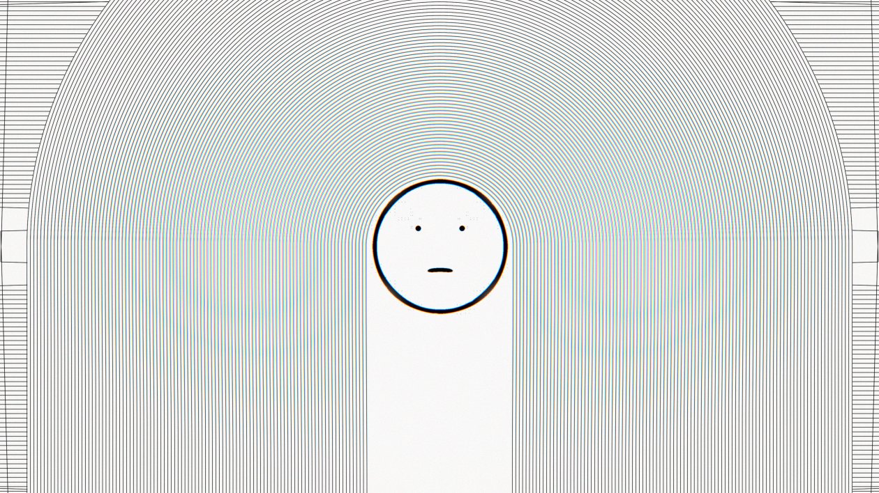Glitch Art Smiling