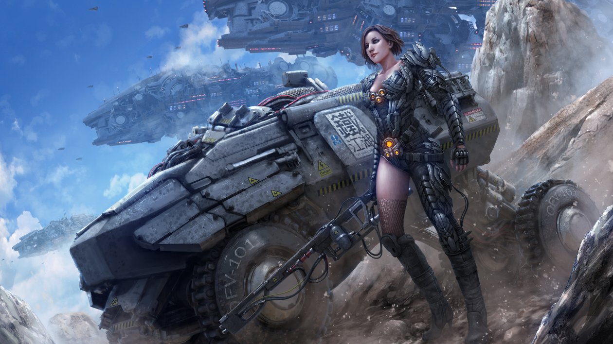 Warrior Girl 8k