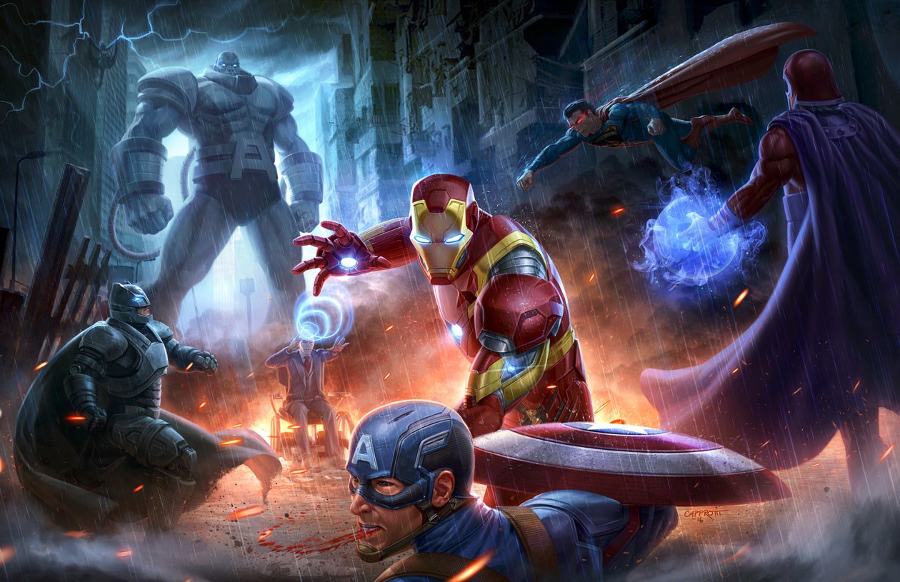 Marvel Avengers Vs Dc Justice League