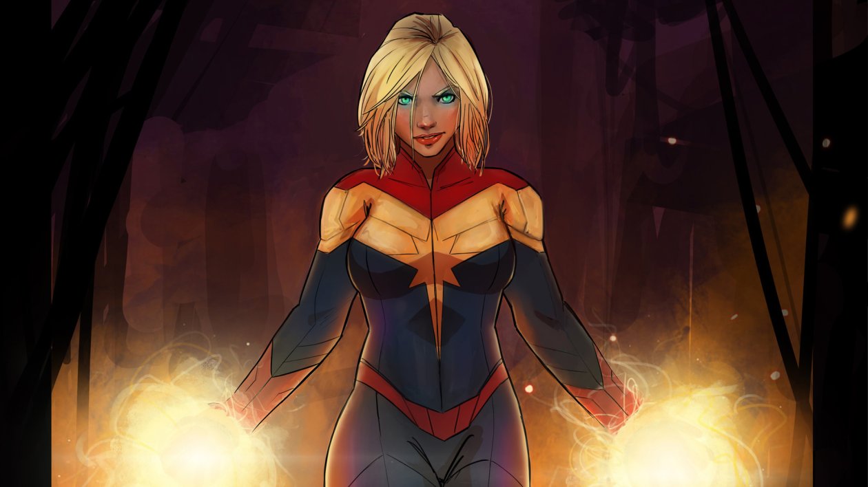 Captain Marvel Arts