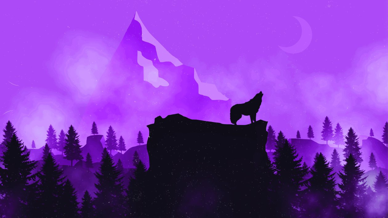 Fox Howl Minimal 4k