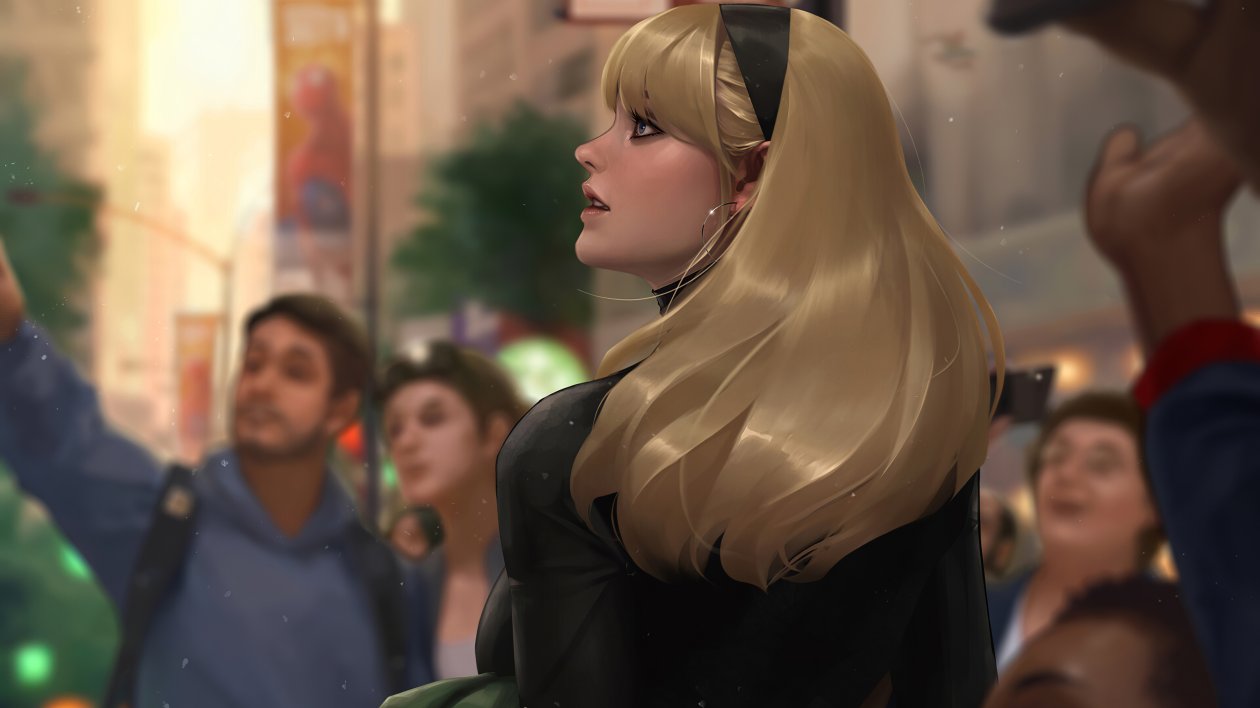 Gwen Stacy City 4k