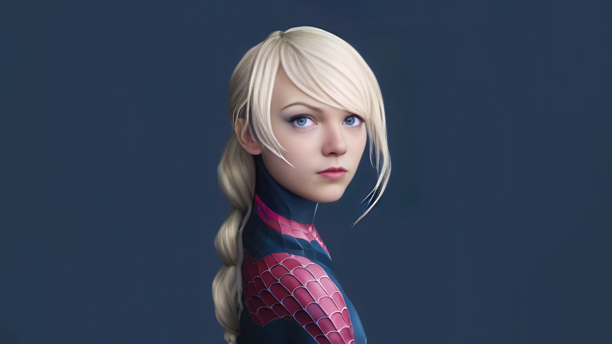Gwen Stacy As Gwen Illustration
